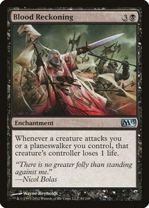 Blood Reckoning - Magic 2013 (M13) (M13) #81 - Uncommon Magic: The Gathering Trading Card