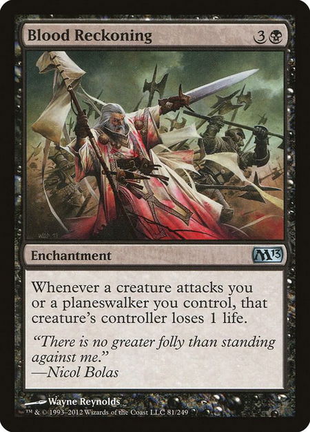 Blood Reckoning - Magic 2013 (M13) Magic: The Gathering trading card