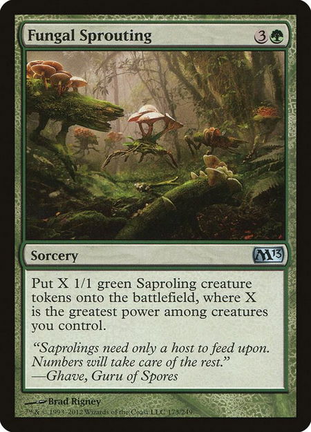 Fungal Sprouting - Magic 2013 (M13) Magic: The Gathering trading card