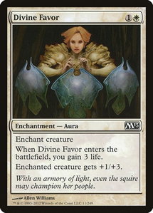 Divine Favor - Magic 2013 (M13) (M13) #11 - Common Magic: The Gathering Trading Card