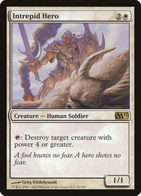 Intrepid Hero - Magic 2013 (M13) (M13) #20 - Rare Magic: The Gathering Trading Card