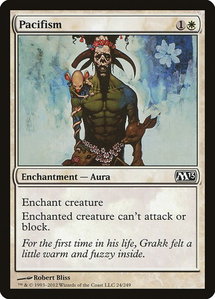 Pacifism - Magic 2013 (M13) (M13) #24 - Common Magic: The Gathering Trading Card