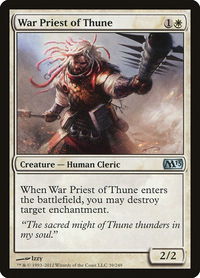 War Priest of Thune - Magic 2013 (M13) (M13) #39 - Uncommon Magic: The Gathering Trading Card