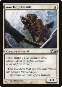 Warclamp Mastiff - Magic 2013 (M13) (M13) #40 - Common Magic: The Gathering Trading Card