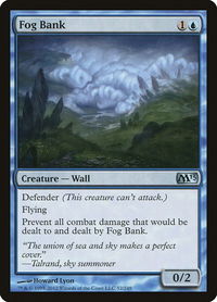 Fog Bank - Magic 2013 (M13) (M13) #52 - Uncommon Magic: The Gathering Trading Card