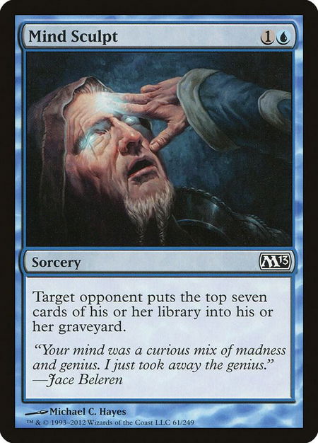 Mind Sculpt - Magic 2013 (M13) Magic: The Gathering trading card
