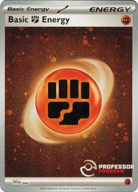 Fighting Energy (2023) - Professor Program Promos (PPP) #006 - Promo Pokémon Trading Card