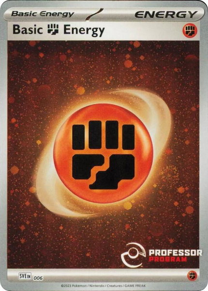 Fighting Energy (2023) - Professor Program Promos Pokémon trading card