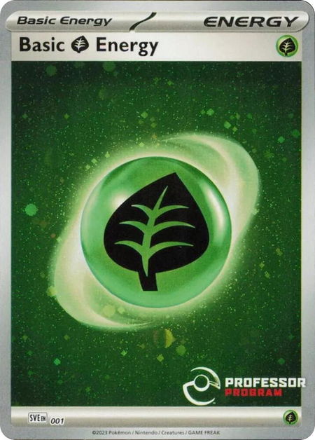 Grass Energy (2023) - Professor Program Promos Pokémon trading card