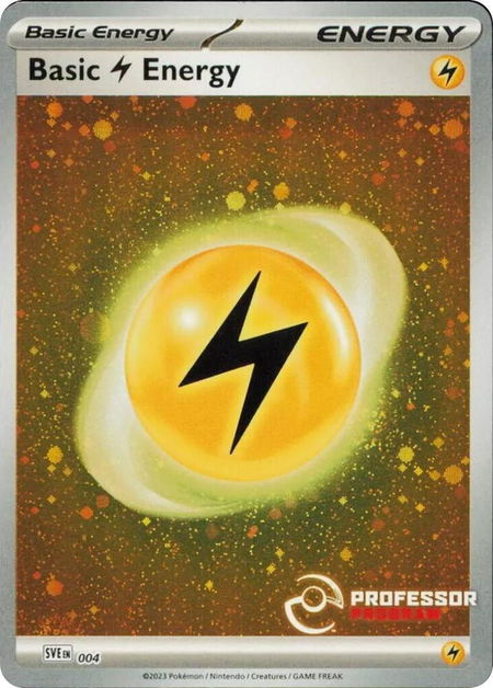 Lightning Energy (2023) - Professor Program Promos Pokémon trading card
