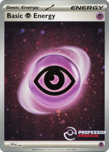 Psychic Energy (2023) trading card from Professor Program Promos Psychic Energy (2023) - Professor Program Promos Pokémon trading card