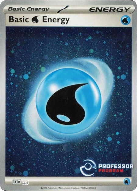 Water Energy (2023) - Professor Program Promos Pokémon trading card