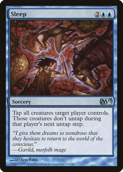 Sleep - Magic 2013 (M13) Magic: The Gathering trading card