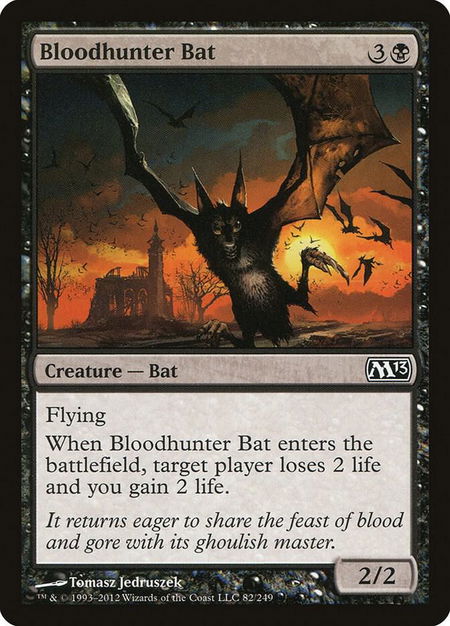 Bloodhunter Bat - Magic 2013 (M13) Magic: The Gathering trading card