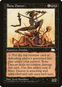 Bone Dancer - Weatherlight (WTH) #62 - Rare Magic: The Gathering Trading Card