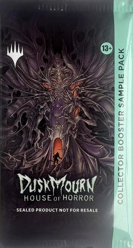 Duskmourn: House of Horror - Collector Booster Sample Pack trading card from Duskmourn: House of Horror Duskmourn: House of Horror - Collector Booster Sample Pack - Duskmourn: House of Horror Magic: The Gathering trading card