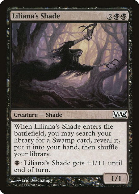 Liliana's Shade - Magic 2013 (M13) Magic: The Gathering trading card