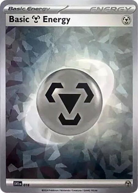 Basic Metal Energy (Cracked Ice Holo) - SVE: Scarlet & Violet Energies Pokémon trading card