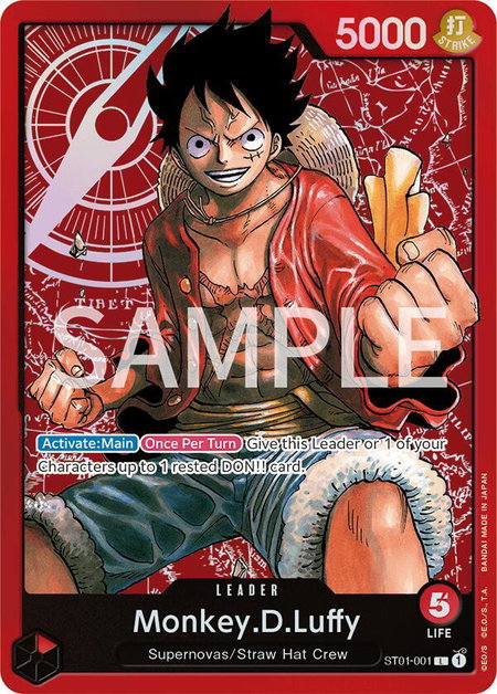 Monkey.D.Luffy - Revision Pack Cards One Piece trading card