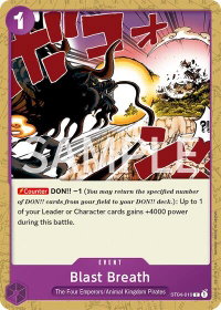Blast Breath - Revision Pack Cards (OPRP) #ST04-016 - Common One Piece Trading Card