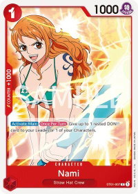 Nami - Revision Pack Cards (OPRP) #ST01-007 - Common One Piece Trading Card
