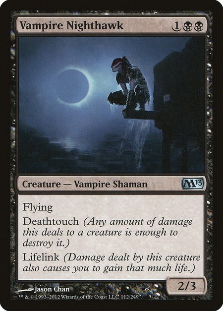 Vampire Nighthawk - Magic 2013 (M13) Magic: The Gathering trading card
