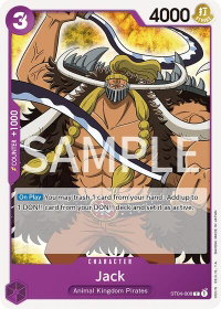 Jack - Revision Pack Cards (OPRP) #ST04-008 - Common One Piece Trading Card