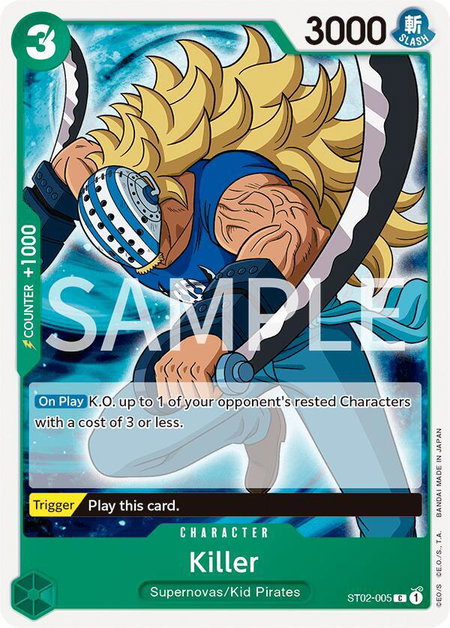Killer - Revision Pack Cards One Piece trading card