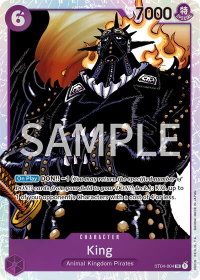 King - Revision Pack Cards (OPRP) #ST04-004 - Super Rare One Piece Trading Card