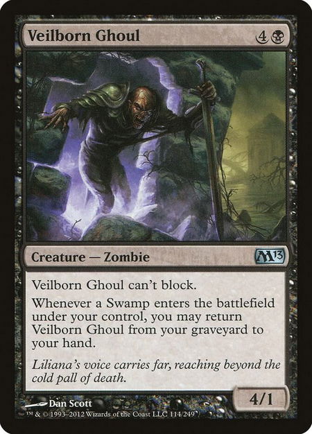 Veilborn Ghoul - Magic 2013 (M13) Magic: The Gathering trading card