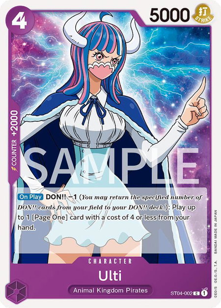 Ulti - Revision Pack Cards One Piece trading card