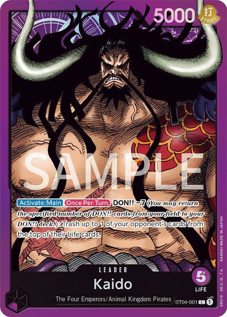 Kaido (001) - Revision Pack Cards One Piece trading card