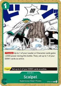 Scalpel - Revision Pack Cards (OPRP) #ST02-015 - Common One Piece Trading Card