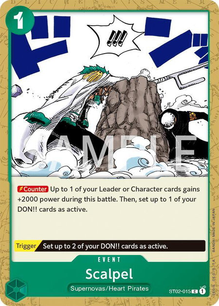 Scalpel - Revision Pack Cards One Piece trading card