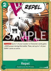 Repel - Revision Pack Cards (OPRP) #ST02-016 - Common One Piece Trading Card