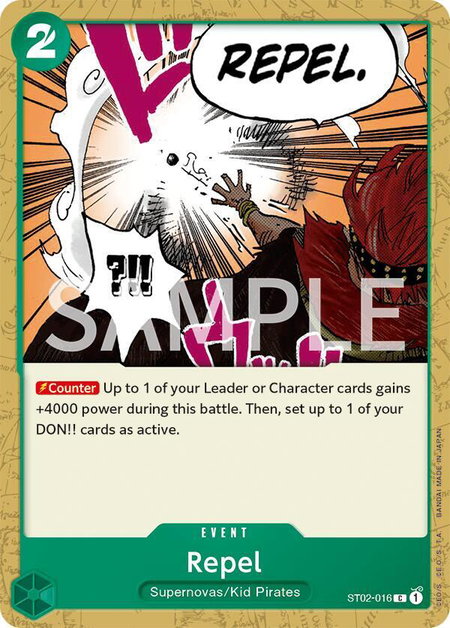 Repel - Revision Pack Cards One Piece trading card