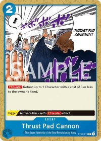 Thrust Pad Cannon - Revision Pack Cards (OPRP) #ST03-016 - Common One Piece Trading Card