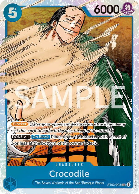 Crocodile (003) - Revision Pack Cards One Piece trading card