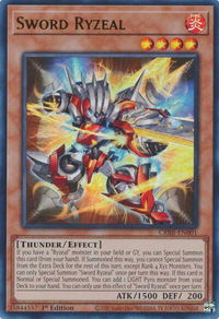 Sword Ryzeal - Crossover Breakers (CRBR) #CRBR-EN001 - Ultra Rare YuGiOh Trading Card