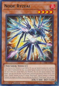 Node Ryzeal - Crossover Breakers (CRBR) #CRBR-EN002 - Rare YuGiOh Trading Card