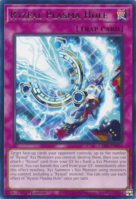 Ryzeal Plasma Hole - Crossover Breakers YuGiOh trading card