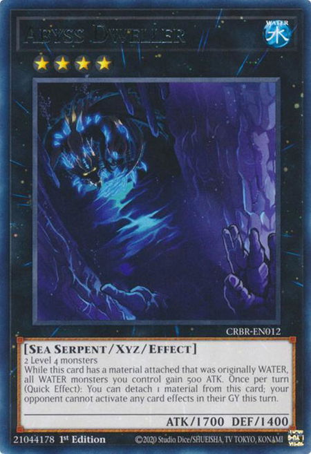 Abyss Dweller - Crossover Breakers YuGiOh trading card