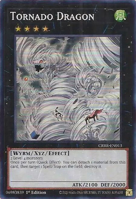 Tornado Dragon (SR) - Crossover Breakers YuGiOh trading card