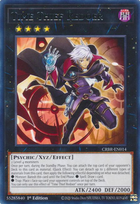 Time Thief Redoer - Crossover Breakers YuGiOh trading card