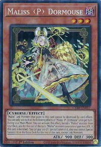 Maliss P Dormouse (CR) - Crossover Breakers (CRBR) #CRBR-EN017 - Collector's Rare YuGiOh Trading Card