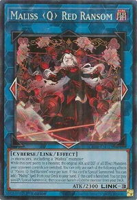Maliss Q Red Ransom (CR) - Crossover Breakers (CRBR) #CRBR-EN018 - Collector's Rare YuGiOh Trading Card