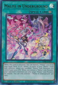 Maliss in Underground - Crossover Breakers (CRBR) #CRBR-EN021 - Ultra Rare YuGiOh Trading Card
