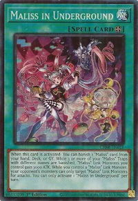 Maliss in Underground (CR) - Crossover Breakers (CRBR) #CRBR-EN021 - Collector's Rare YuGiOh Trading Card