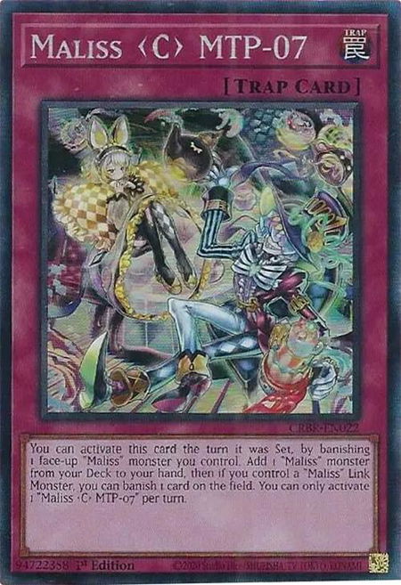 Maliss C MTP-07 (CR) - Crossover Breakers YuGiOh trading card