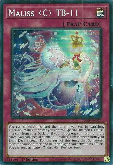 Maliss C TB-11 - Crossover Breakers YuGiOh trading card